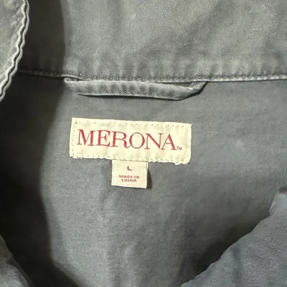 Merona Gray Utility Jacket - Picture 2 of 2